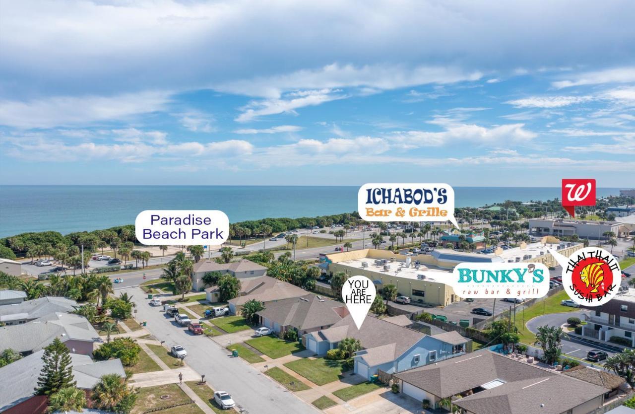 Oceanview Haven - 2Br Beach Townhome With Patio, Shared Heated Pool Steps From Paradise Beach Park! Melbourne Exterior photo